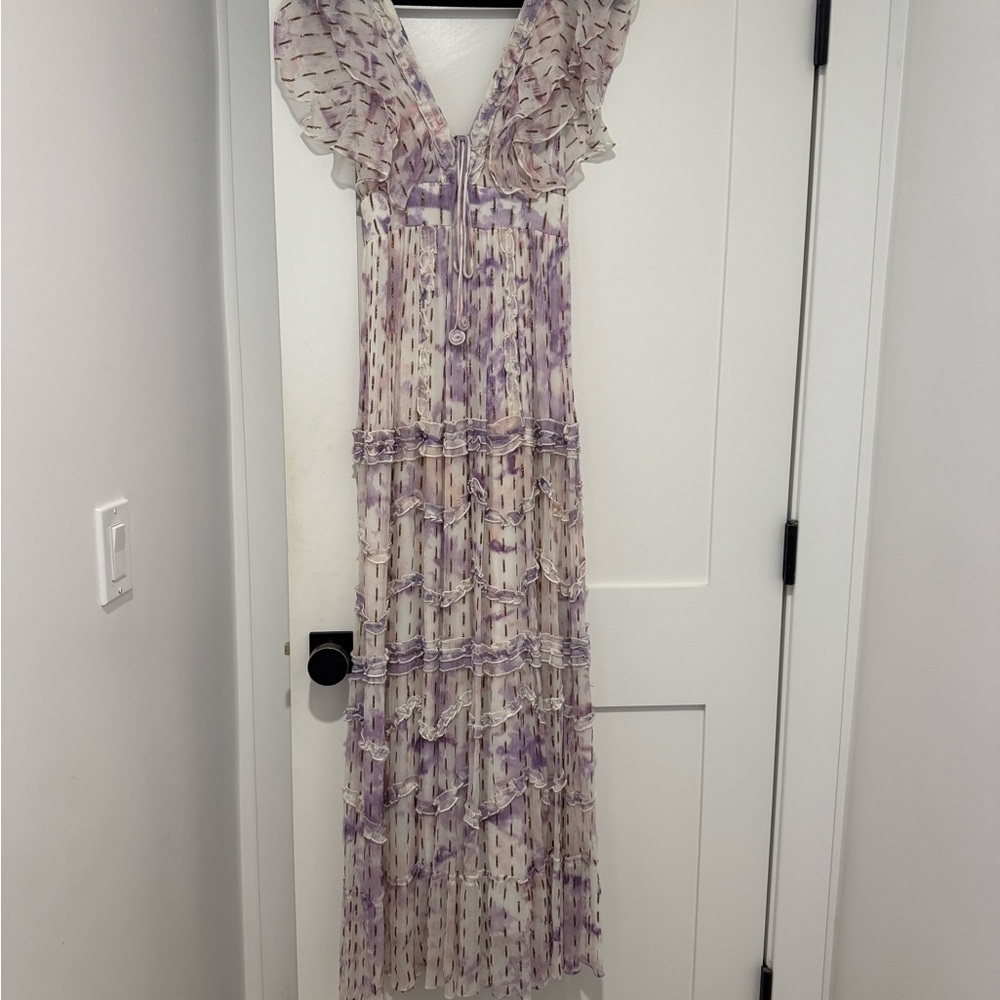 Hemant and Nandita Ruffle Maxi Dress